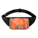 Indian Boho Hippie Elephant Print Waist Bag