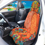 Indian Boho Hippie Elephant Print Waterproof Car Seat Cover