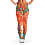 Indian Boho Hippie Elephant Print Women's Leggings
