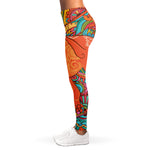 Indian Boho Hippie Elephant Print Women's Leggings