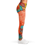Indian Boho Hippie Elephant Print Women's Leggings