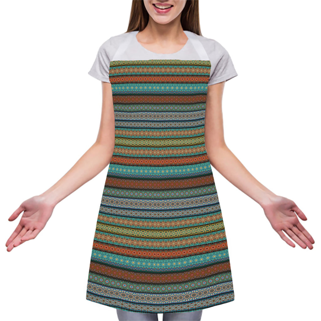 Indian Ethnic Pattern Print Adjustable Apron