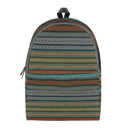 Indian Ethnic Pattern Print Backpack