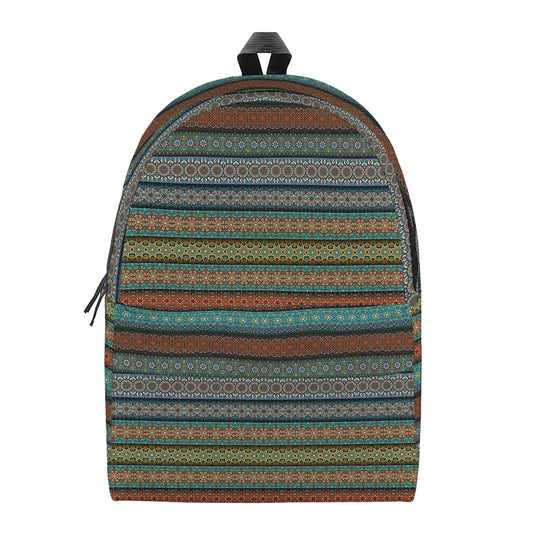Indian Ethnic Pattern Print Backpack