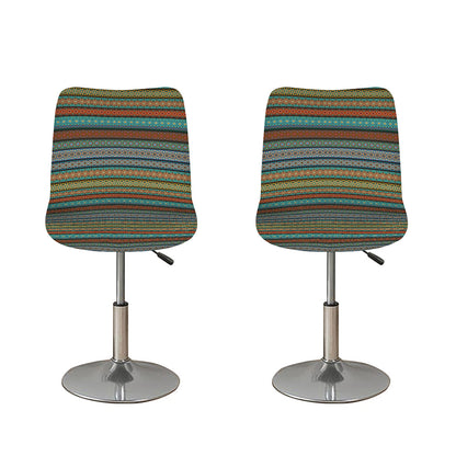 Indian Ethnic Pattern Print Bar Stool Covers