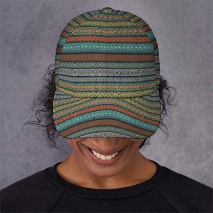 Indian Ethnic Pattern Print Baseball Cap