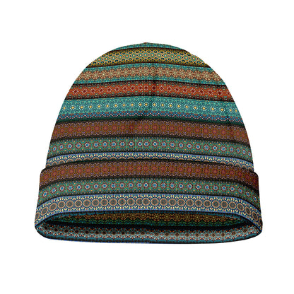 Indian Ethnic Pattern Print Beanie