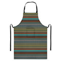 Indian Ethnic Pattern Print Bib Apron With Pocket