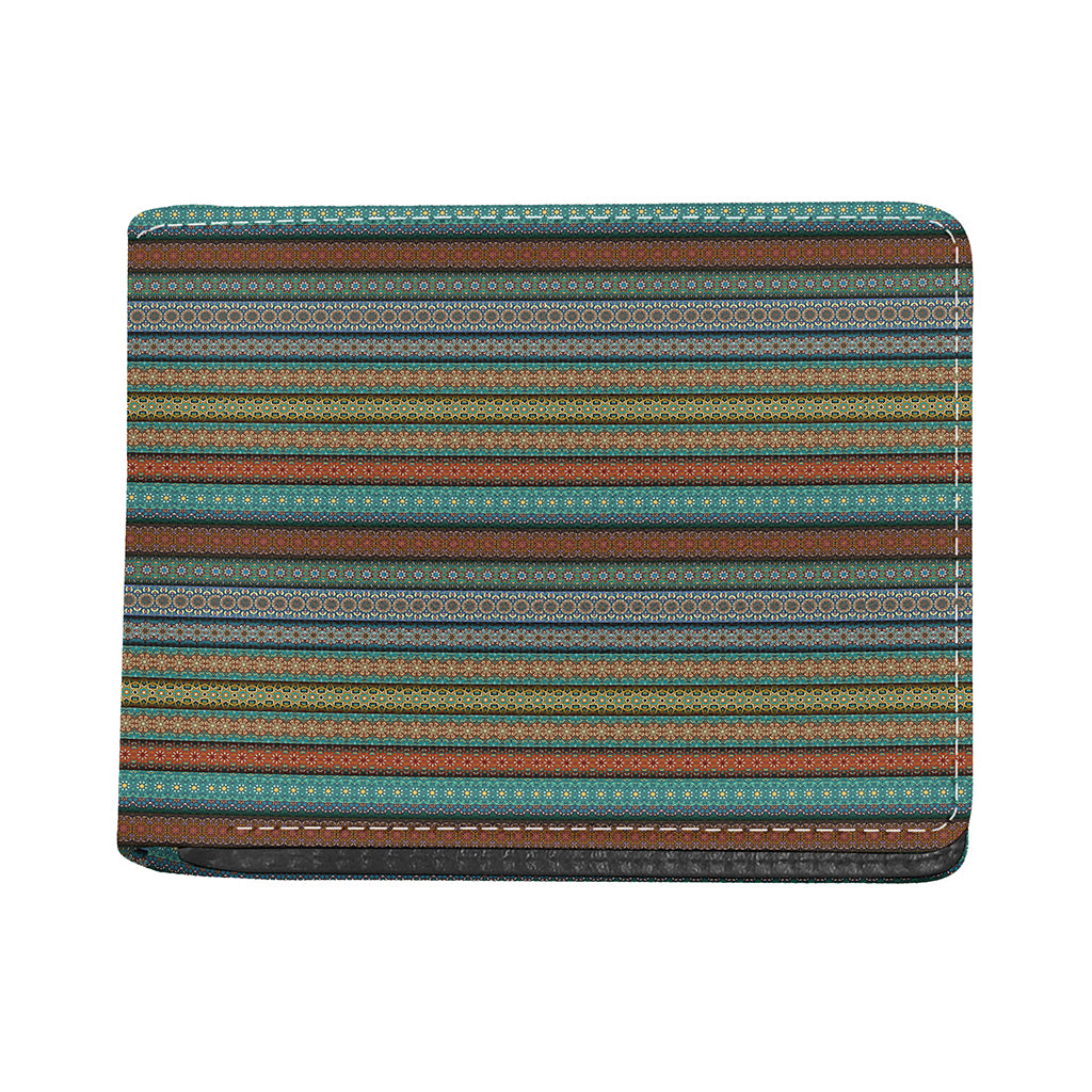 Indian Ethnic Pattern Print Bifold Wallet