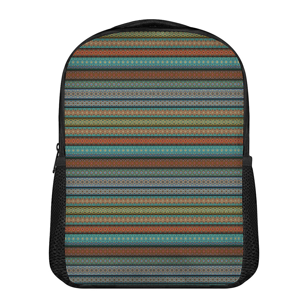Indian Ethnic Pattern Print Casual Backpack
