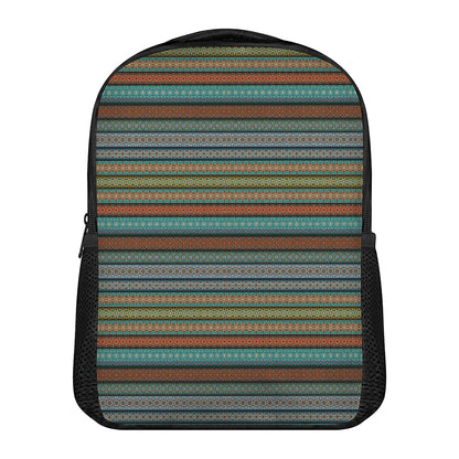 Indian Ethnic Pattern Print Casual Backpack