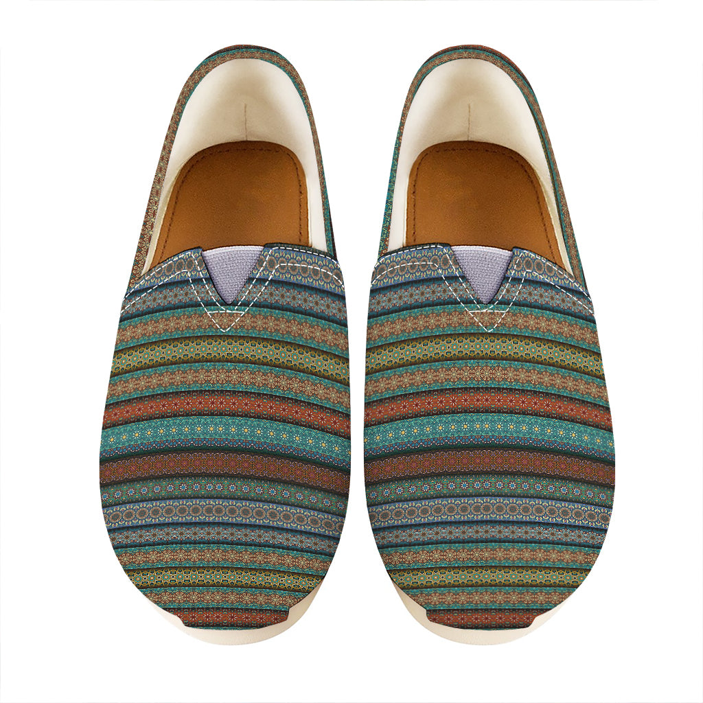 Indian Ethnic Pattern Print Casual Shoes