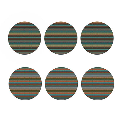 Indian Ethnic Pattern Print Coaster Set