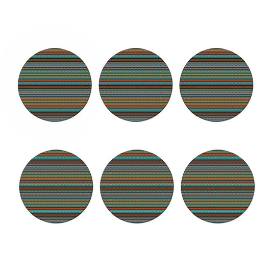 Indian Ethnic Pattern Print Coaster Set