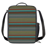 Indian Ethnic Pattern Print Crossbody Lunch Bag