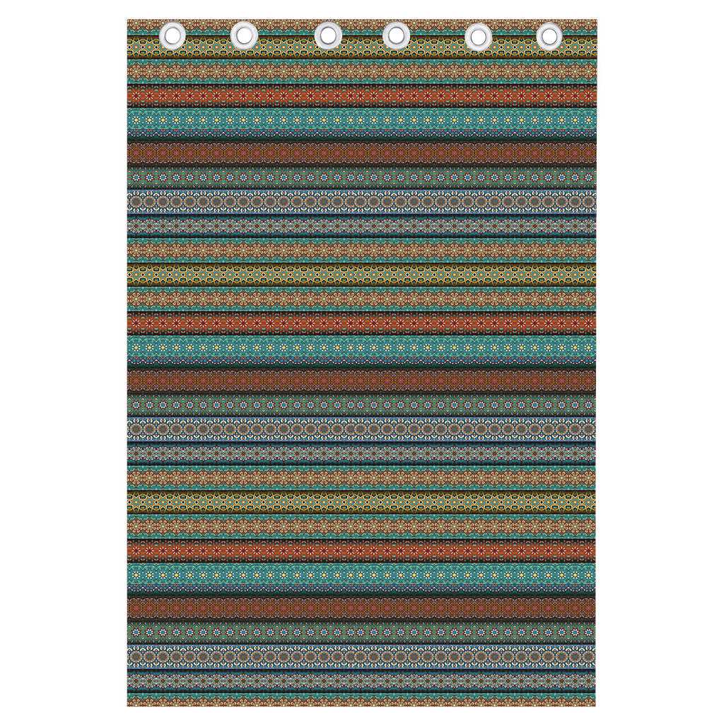 Indian Ethnic Pattern Print Curtain