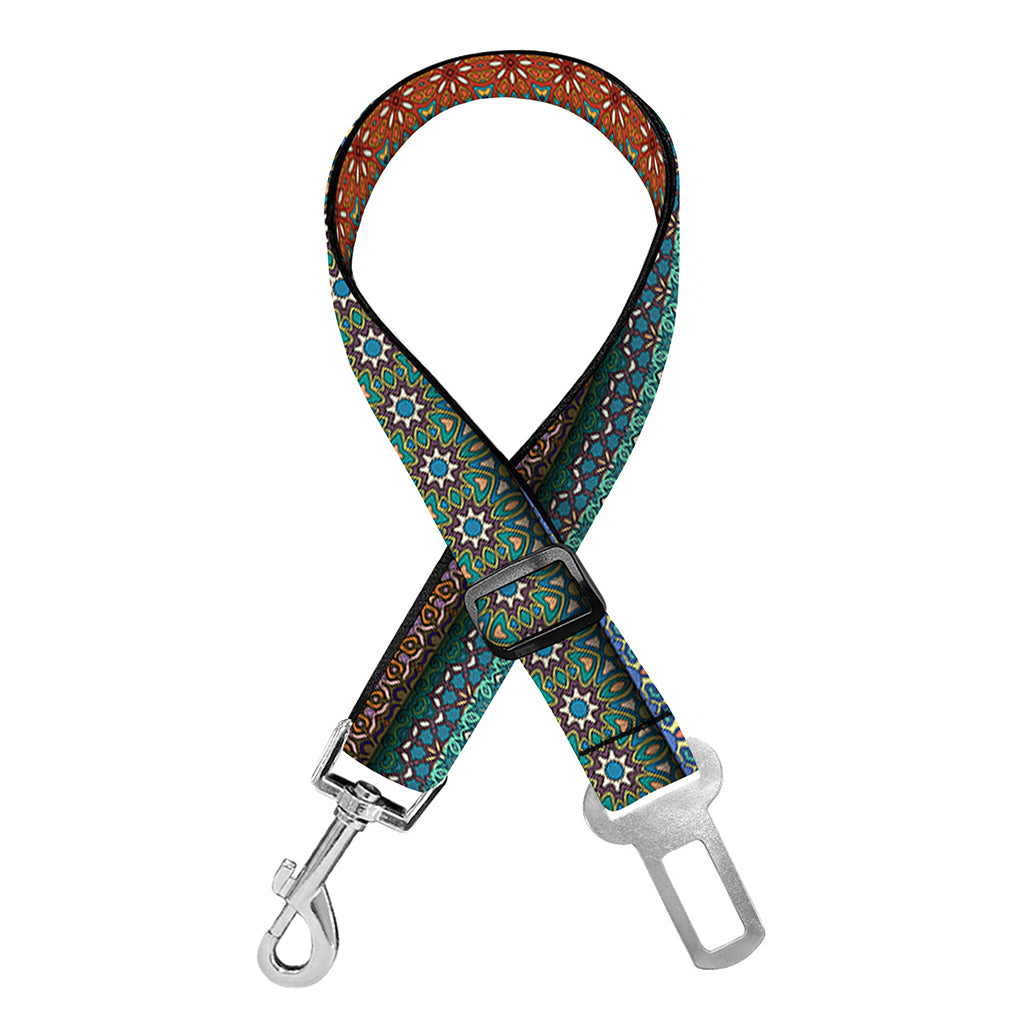 Indian Ethnic Pattern Print Dog Seat Belt