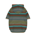 Indian Ethnic Pattern Print Dog Zip Up Hoodie