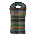 Indian Ethnic Pattern Print Double Neoprene Wine Tote