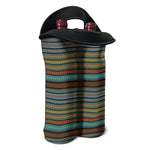 Indian Ethnic Pattern Print Double Neoprene Wine Tote