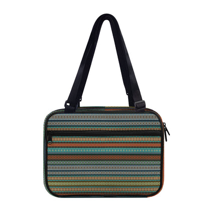 Indian Ethnic Pattern Print Double Strap Bible Bag