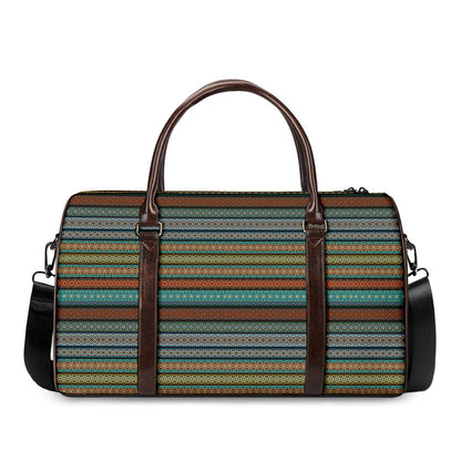 Indian Ethnic Pattern Print Duffle Bag