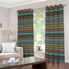 Indian Ethnic Pattern Print Extra Wide Grommet Curtains