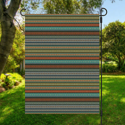 Indian Ethnic Pattern Print Garden Flag