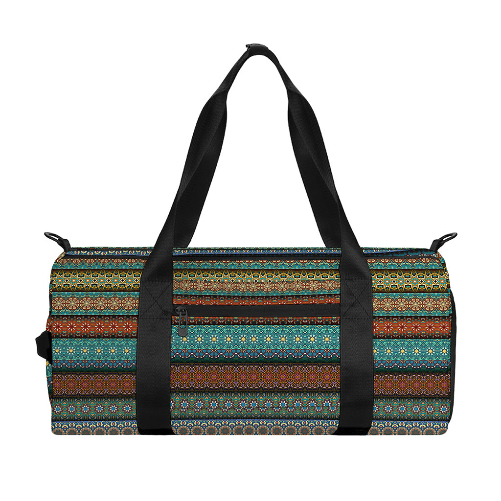 Indian Ethnic Pattern Print Gym Bag
