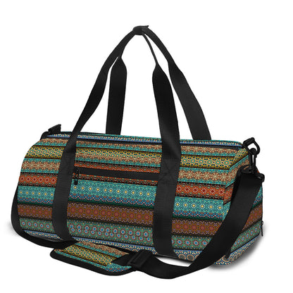 Indian Ethnic Pattern Print Gym Bag