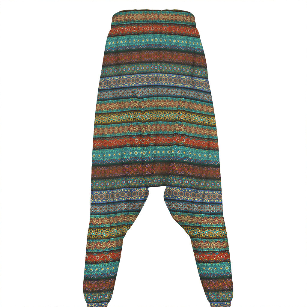 Indian Ethnic Pattern Print Hammer Pants