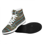 Indian Ethnic Pattern Print High Top Leather Sneakers