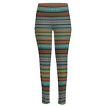 Indian Ethnic Pattern Print High-Waisted Pocket Leggings