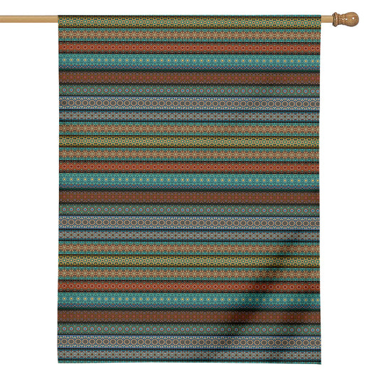 Indian Ethnic Pattern Print House Flag