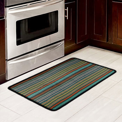 Indian Ethnic Pattern Print Kitchen Mat