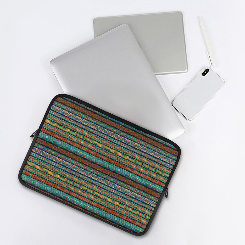 Indian Ethnic Pattern Print Laptop Sleeve