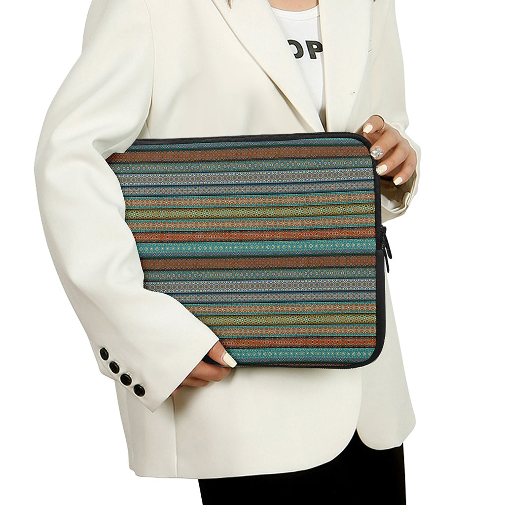 Indian Ethnic Pattern Print Laptop Sleeve