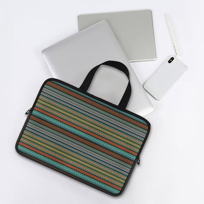 Indian Ethnic Pattern Print Laptop Sleeve With Handle