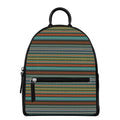 Indian Ethnic Pattern Print Leather Backpack