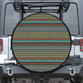 Indian Ethnic Pattern Print Leather Spare Tire Cover