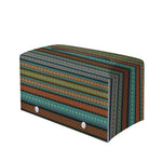 Indian Ethnic Pattern Print Leather Tissue Box Cover