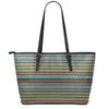 Indian Ethnic Pattern Print Leather Tote Bag