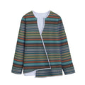 Indian Ethnic Pattern Print Long Sleeve Short Coat