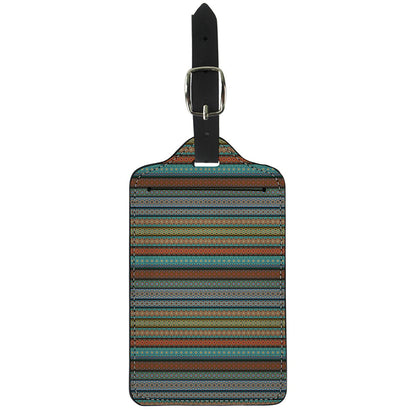Indian Ethnic Pattern Print Luggage Tag