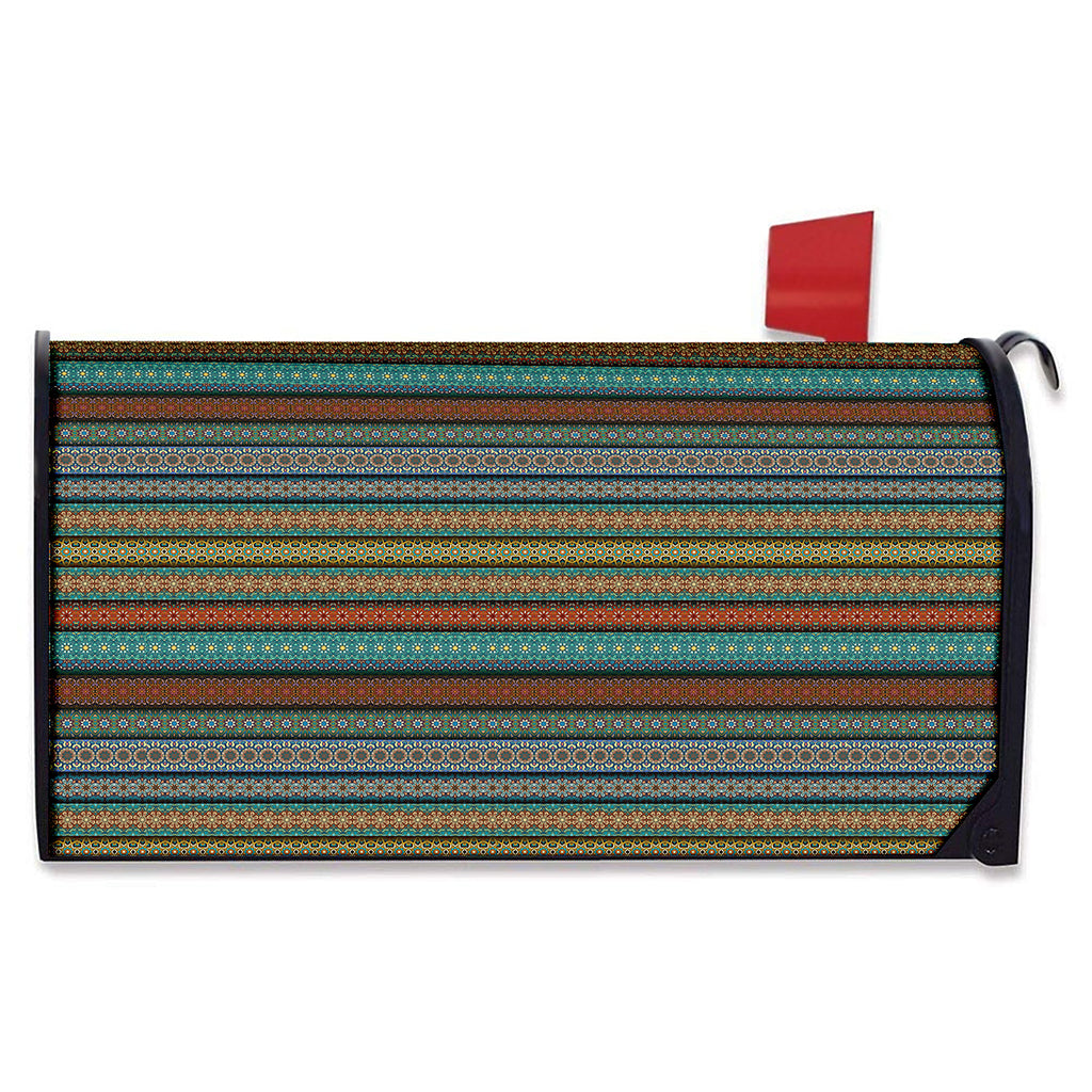 Indian Ethnic Pattern Print Mailbox Cover