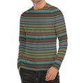Indian Ethnic Pattern Print Men's Long Sleeve Rash Guard