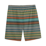 Indian Ethnic Pattern Print Men's Sports Shorts