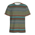 Indian Ethnic Pattern Print Men's Athletic T-Shirt