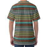 Indian Ethnic Pattern Print Men's Velvet T-Shirt