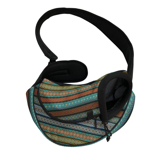 Indian Ethnic Pattern Print Pet Sling Carrier